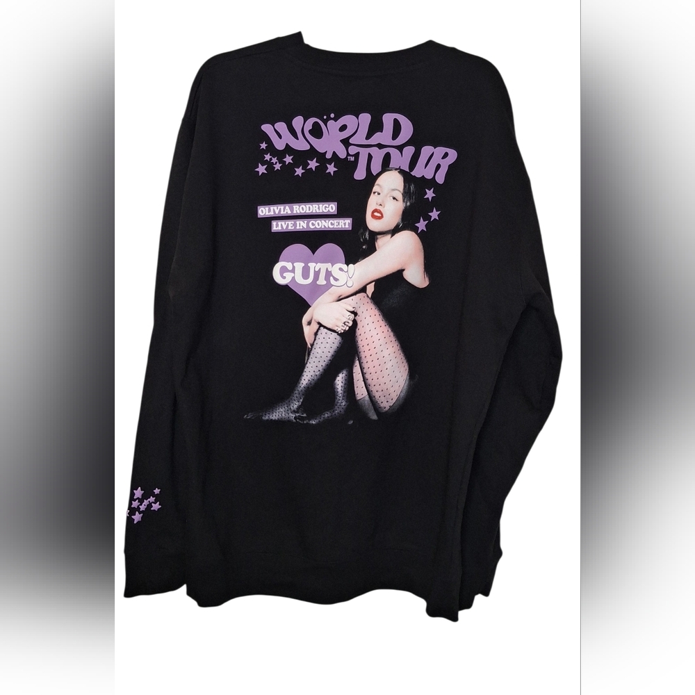 Olivia Rodrigo Shirt XXL Guts World Tour Women Sweatshirt Concert Merch Unisex